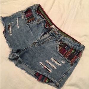 Free people jean shorts